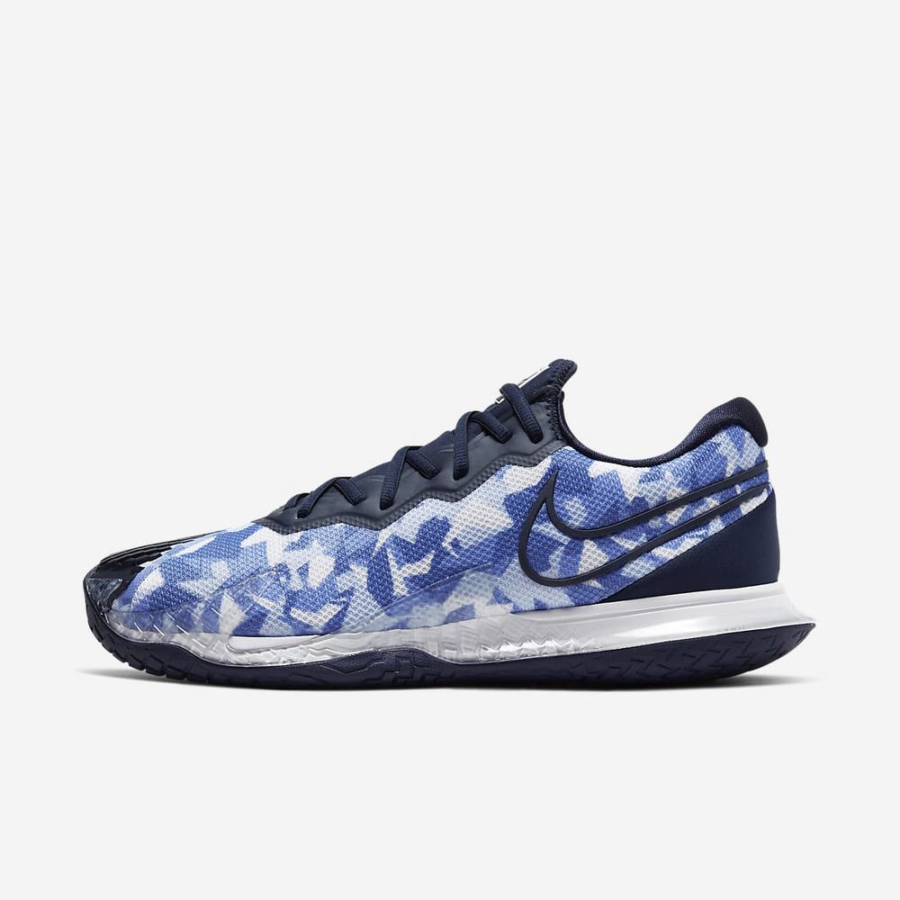 Chaussure De Tennis Nike NikeCourt Air Zoom Vapor Cage 4 Bleu 5386-279 Royal Pulse/White/Indigo Storm/Obsidian Homme | MVJ-17864718